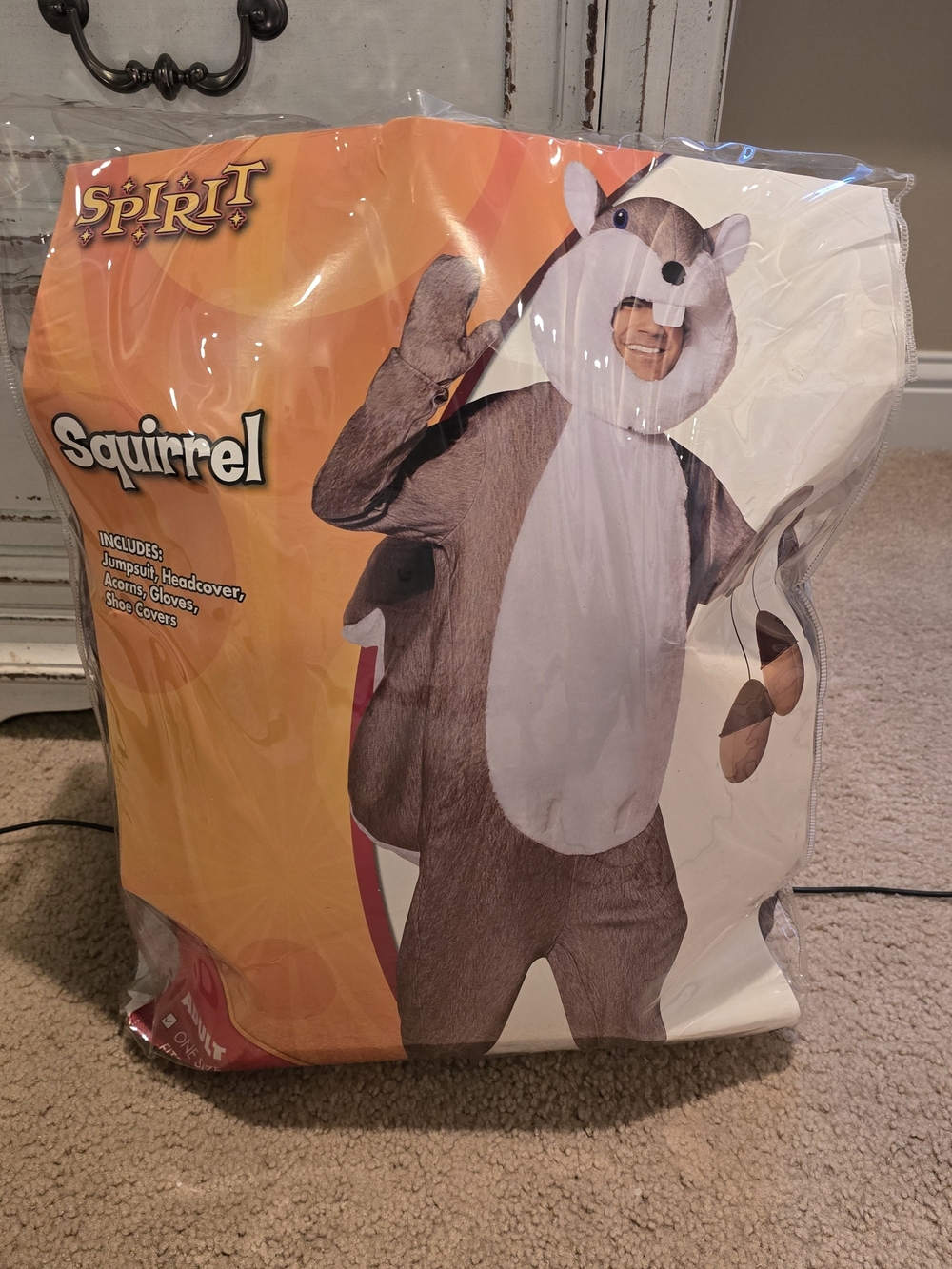 Spirit Halloween Squirrel Adult Costume